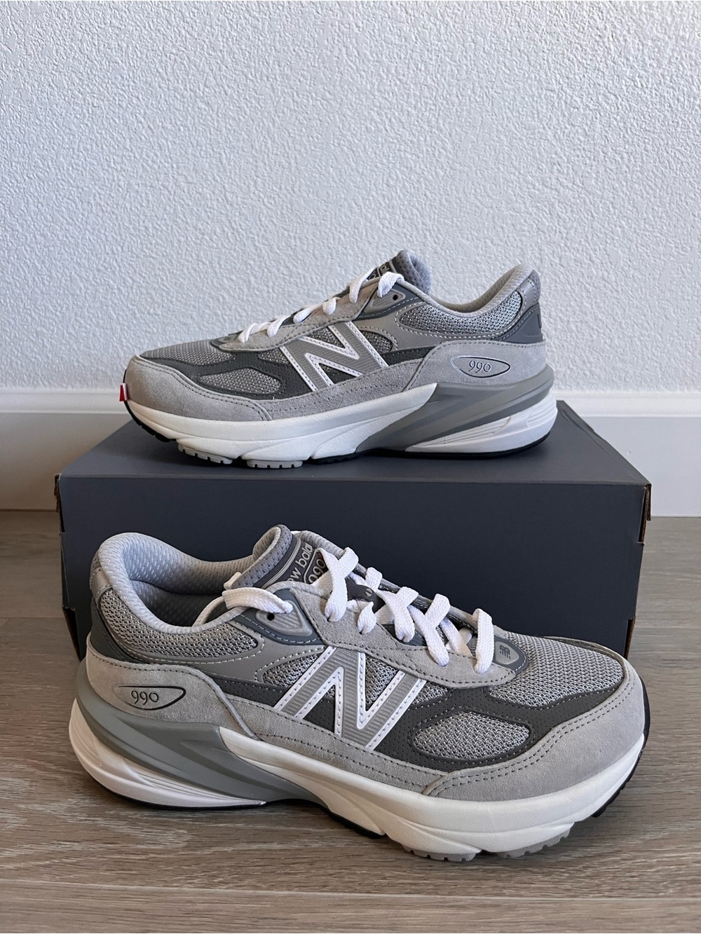 New Balance Kids Sneakers Gray White